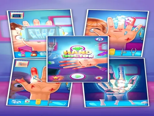 Funny Hand Doctor 🩺 – ألعاب بنات، العب على الإنترنت مجانًا!