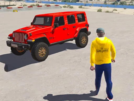 Offroad jeep driving 3D game