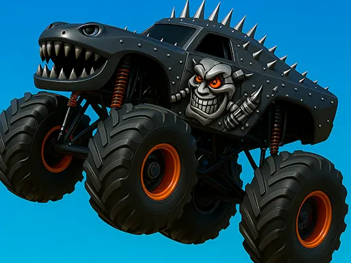 لعبة شاحنة الوحش الزومبي Monster Truck Zombies Game