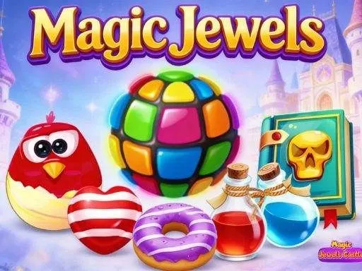 Magic Jewels Castle: تحدي مطابقة الجواهر السحرية