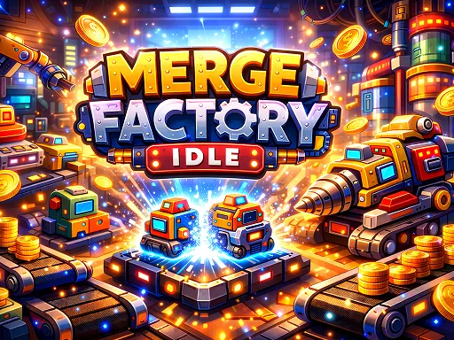Merge Factory Idle: تحدي دمج الآلات وإدارة المصانع