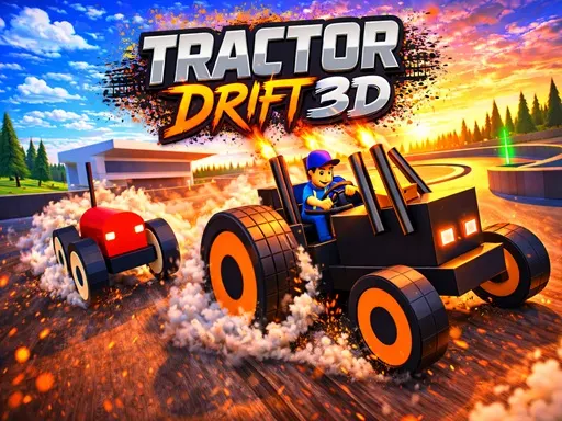 العب الان Tractor Drift 3D