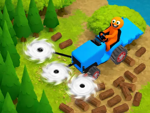 Crazy Lumberjack: Cut Them All