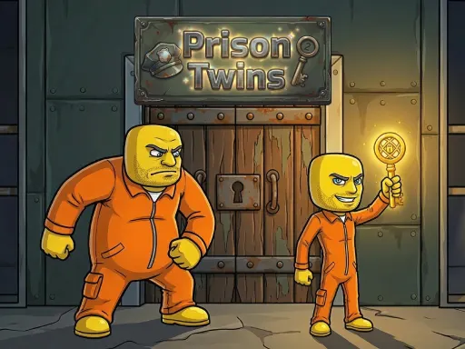 Prison Twins: تحدي هروب وحل الألغاز