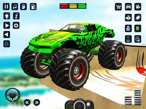 لعبة Extreme Monster Truck: تحدي قيادة الشاحنات العملاقة